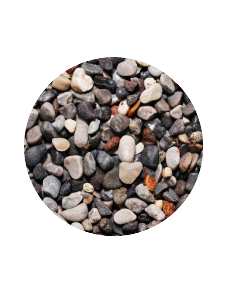 Ghiaino Fiume Dimensione 8/12 mm Inerte Naturale Lavato Vagliato Sacco 25 kg