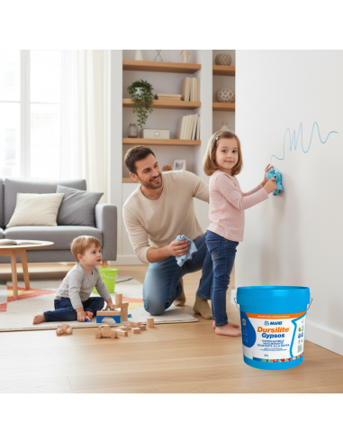 Mapei Dursilite Gypsos 4 L Idropittura Antimuffa Superlavabile Per Cartongesso