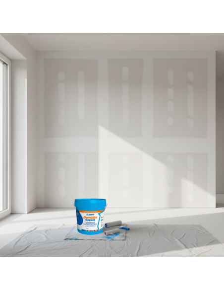 Mapei Dursilite Gypsos 4 L Idropittura Antimuffa Superlavabile Per Cartongesso