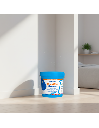 Mapei Dursilite Gypsos 14 L Idropittura Antimuffa Superlavabile Per Cartongesso
