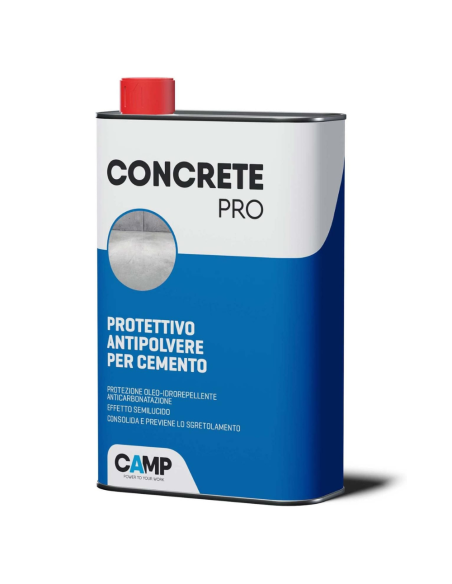 CAMP Concrete Pro Consolidante Antipolvere Per Cemento e Pietre Porose 1 L 