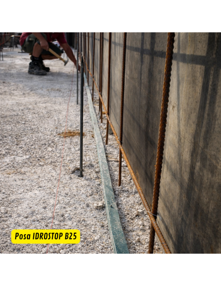 Giunto Bentonitico Mapei IDROSTOP B25 Idroespandente Rotolo 5 Metri