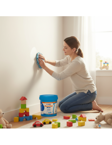 Idropittura Lavabile MAPEI Dursilite Matt White 4 L Finitura Extra Opaca