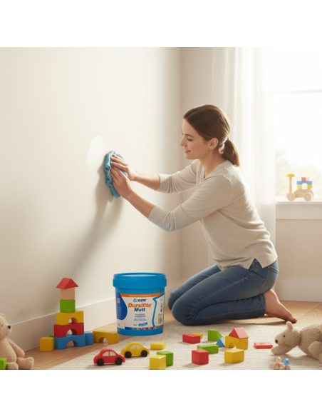 Idropittura Lavabile MAPEI Dursilite Matt White 4 L Finitura Extra Opaca