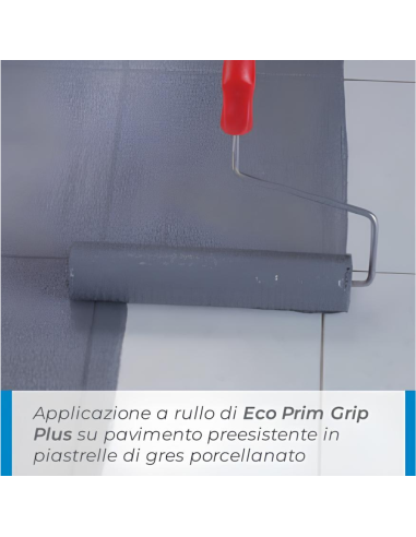 MAPEI Eco Prim Grip Plus Primer Adesione Pareti Pavimenti 2x1kg e Guanti Nitrile