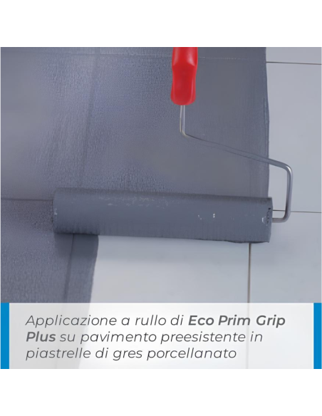 MAPEI Eco Prim Grip Plus Primer Adesione Pareti Pavimenti 2x1kg e Guanti Nitrile