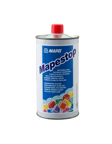 Mapei MAPESTOP Microemulsione Siliconica Barriera Chimica Contro L’Umidità 1 Kg