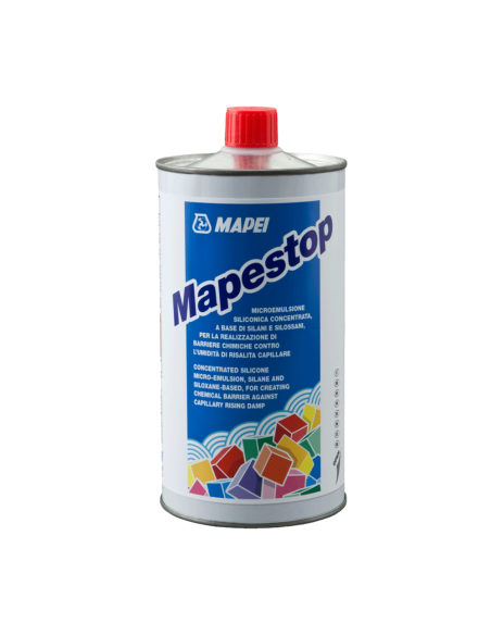 Mapei MAPESTOP Microemulsione Siliconica Barriera Chimica Contro L’Umidità 1 Kg
