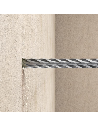 Fischer Kit 5 Punte Trapano D-SDX A Quattro Taglienti 5-12 mm Per Muro