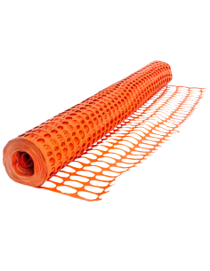 FORTUNATO Rete In Pvc Per Recinzione Colore Arancione Rotolo 1 x 50 m (50 mq)