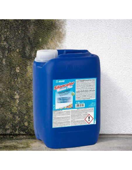 Mapei SILANCOLOR CLEANER PLUS Trattamento Antimuffa Per Superfici 5 Kg