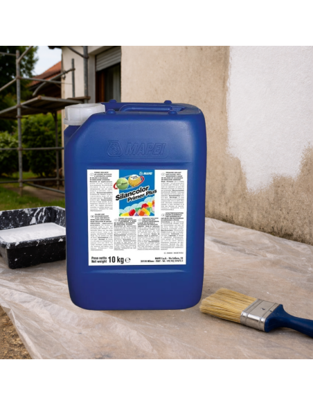 Mapei SILANCOLOR PRIMER PLUS Fondo Silossanico Igienizzante 10 Kg
