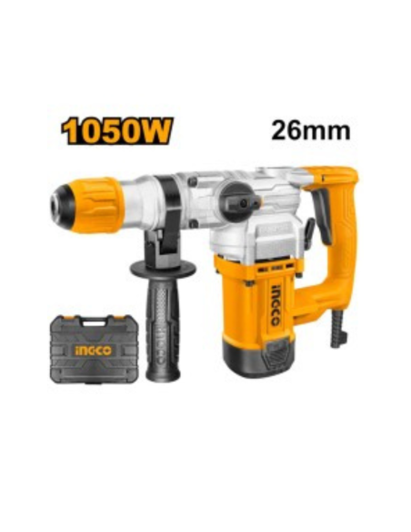 Martello demolitore da 1050 W con valigetta 3 punte 2 scalpelli