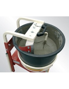 Minibetoniera Iperbet con Due Secchi da 45 lt per Miscelare Malta 2