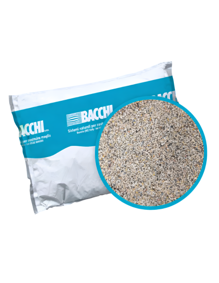 Sabbia Fine Silicea Naturale Grana 0-0,6 mm Finitura Superfici Sacco kg 25