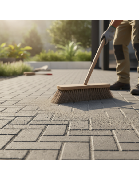 Sabbia Fine Silicea Naturale Grana 0-0,6 mm Finitura Superfici Sacco kg 25