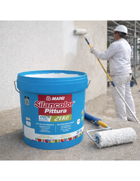 Mapei SILANCOLOR PITTURA ZERO Esterni E Interni Idrorepellente Traspirante 20Kg