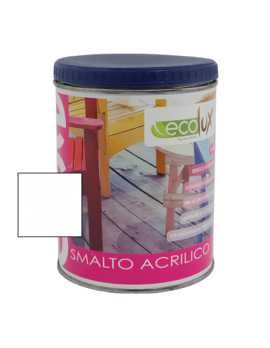 Smalto Ecologico Acrilico Ad Acqua Per Legno E Metallo Finitura Lucida