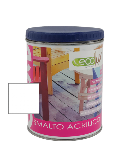 Smalto Ecologico Acrilico Ad Acqua Per Legno E Metallo Finitura Lucida