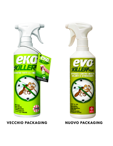 Insetticida Universale Parassiti Spray 750 ml Ekokiller (EvoKiller) 3 Pezzi PROCHIMICA - foto 6