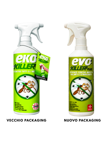 Insetticida Universale Parassiti Spray 750 ml Ekokiller (EvoKiller) 3 Pezzi PROCHIMICA - foto 6