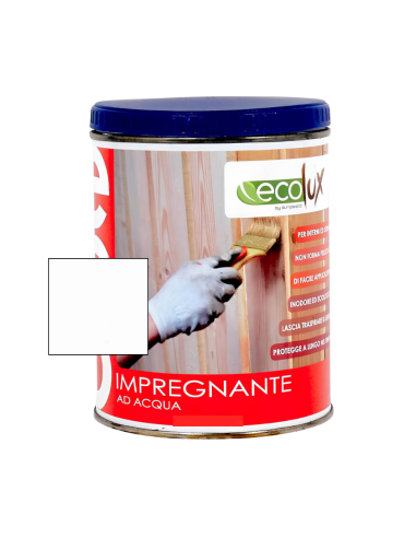 Impregnante Fondo Protettivo Acrilico Pigmentato Bianco Per Legno Ecolux DURIPLASTIC - foto 13