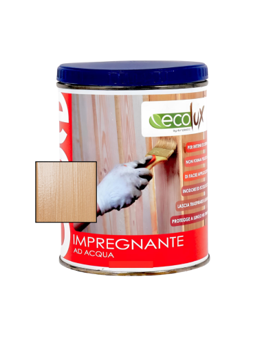 Impregnante Fondo Protettivo Acrilico Pigmentato Rovere Per Legno Ecolux