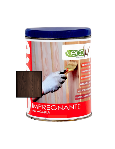 Impregnante Fondo Protettivo Acrilico Pigmentato Wenge Per Legno Ecolux