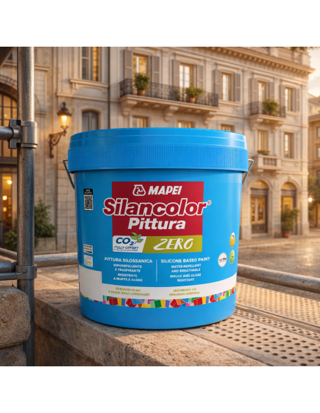Mapei SILANCOLOR PITTURA ZERO Esterni E Interni Idrorepellente Traspirante 5 Kg
