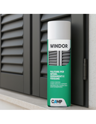 Windor Spray Lucida E Ravviva Infissi E Serramenti 500 ml 3 Pezzi CAMP - foto 4
