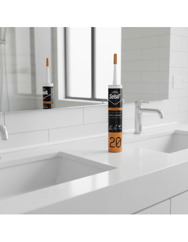 KIT 25 Pezzi Silicone Acrilico Verniciabile Bianco Impermeabilizzante 310 ml 