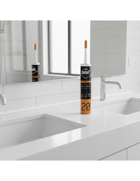 KIT 25 Pezzi Silicone Acrilico Verniciabile Bianco Impermeabilizzante 310 ml 