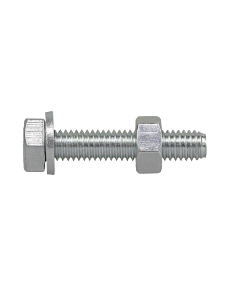 Unifix Vite Metrica TE Con Dado E Rondella Zincata Bianca 8x40 Pezzo Sfuso