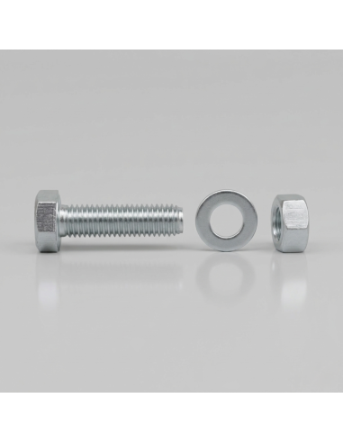Unifix Vite Metrica TE Con Dado E Rondella Zincata Bianca 8x40 Pezzo Sfuso
