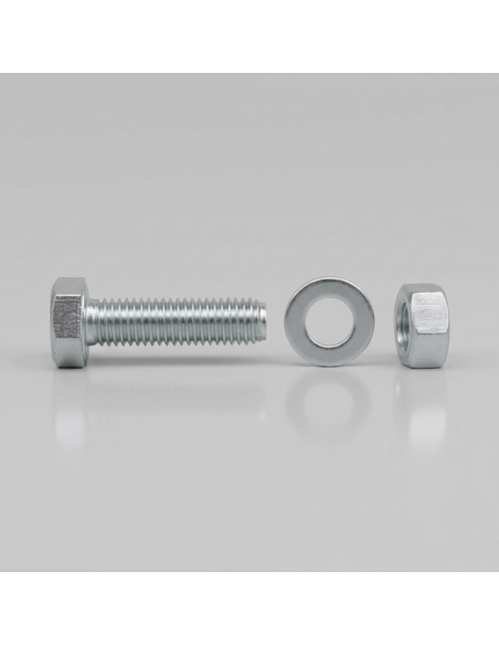 Unifix Vite Metrica TE Con Dado E Rondella Zincata Bianca 8x40 Pezzo Sfuso