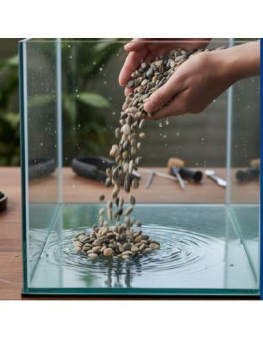 Ciottoli Di Fiume Naturali Per Acquari D’Acqua Dolce 25 kg