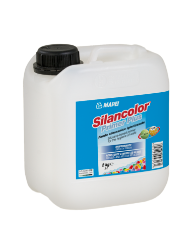 SILANCOLOR PRIMER PLUS Fondo Silossanico Igienizzante 2 Kg - Mapei