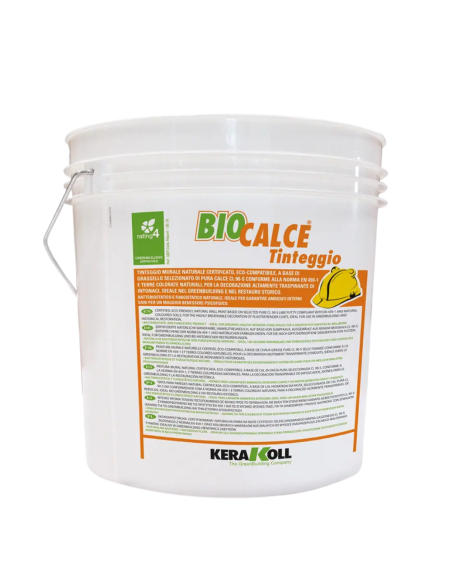 Kerakoll Biocalce Tinteggio Per Decorazione Intonaci Civili 4 Litri