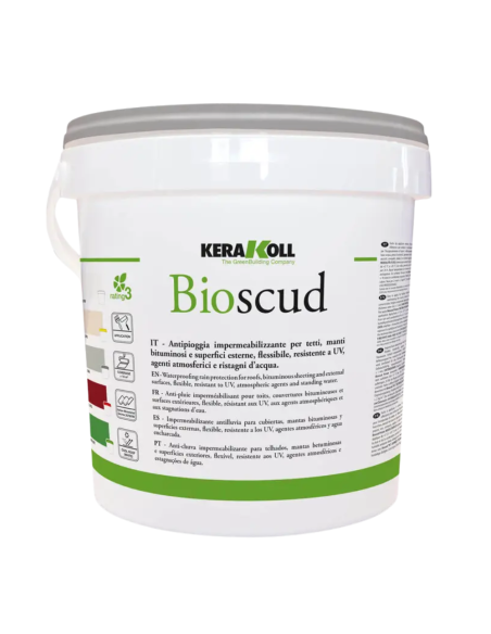 Membrana Impermeabilizzante Bioscud Grigia 5 Kg Per Esterni