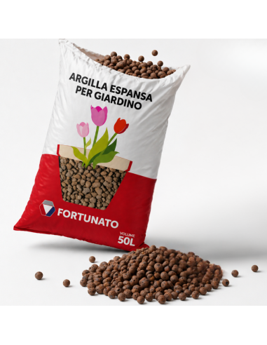 Argilla Espansa Leggera Per Piante 50 L 8-20 mm 