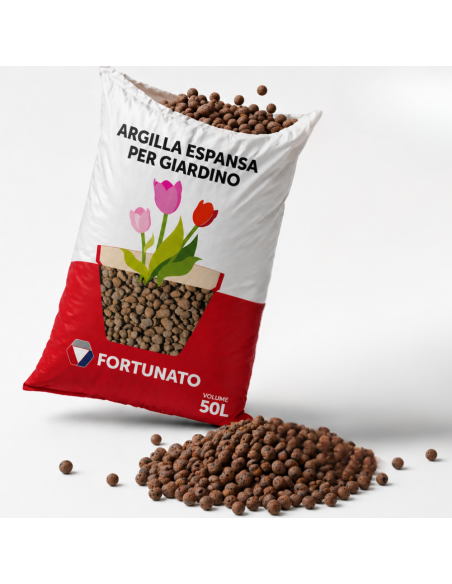 Argilla Espansa Leggera Per Piante 50 L 8-20 mm 
