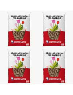Argilla Espansa Leggera Per Piante 50 L 8-20 mm Pezzi 4