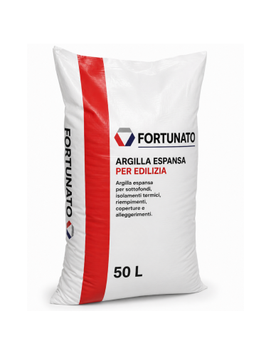 Argilla Espansa Per Edilizia 8-20 mm Isolante Ecologica 50 L 
