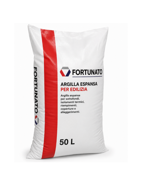 Argilla Espansa Per Edilizia 8-20 mm Isolante Ecologica 50 L 