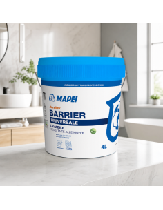 MAPEI Dursilite Barrier Pittura Murale Per Interni Lavabile Contro Le Muffe 4 L 2