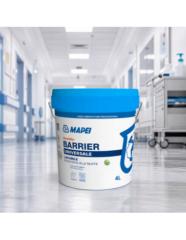 MAPEI Dursilite Barrier Pittura Murale Per Interni Lavabile Contro Le Muffe 4 L
