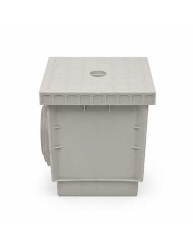 Pozzetto In PVC 200x200 mm Con Chiusino Grigio Per Acqua Piovana FORTUNATO - foto 4