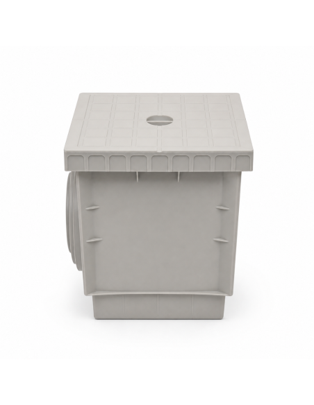 Pozzetto In PVC 200x200 mm Con Chiusino Grigio Per Acqua Piovana FORTUNATO - foto 4