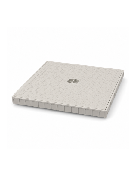 Pozzetto In PVC 400x400 mm Con Chiusino Grigio Per Acqua Piovana FORTUNATO - foto 6