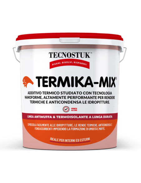 TERMIKA-MIX Additivo Idropitture Per Isolamento Termico Anticondensa 3 L